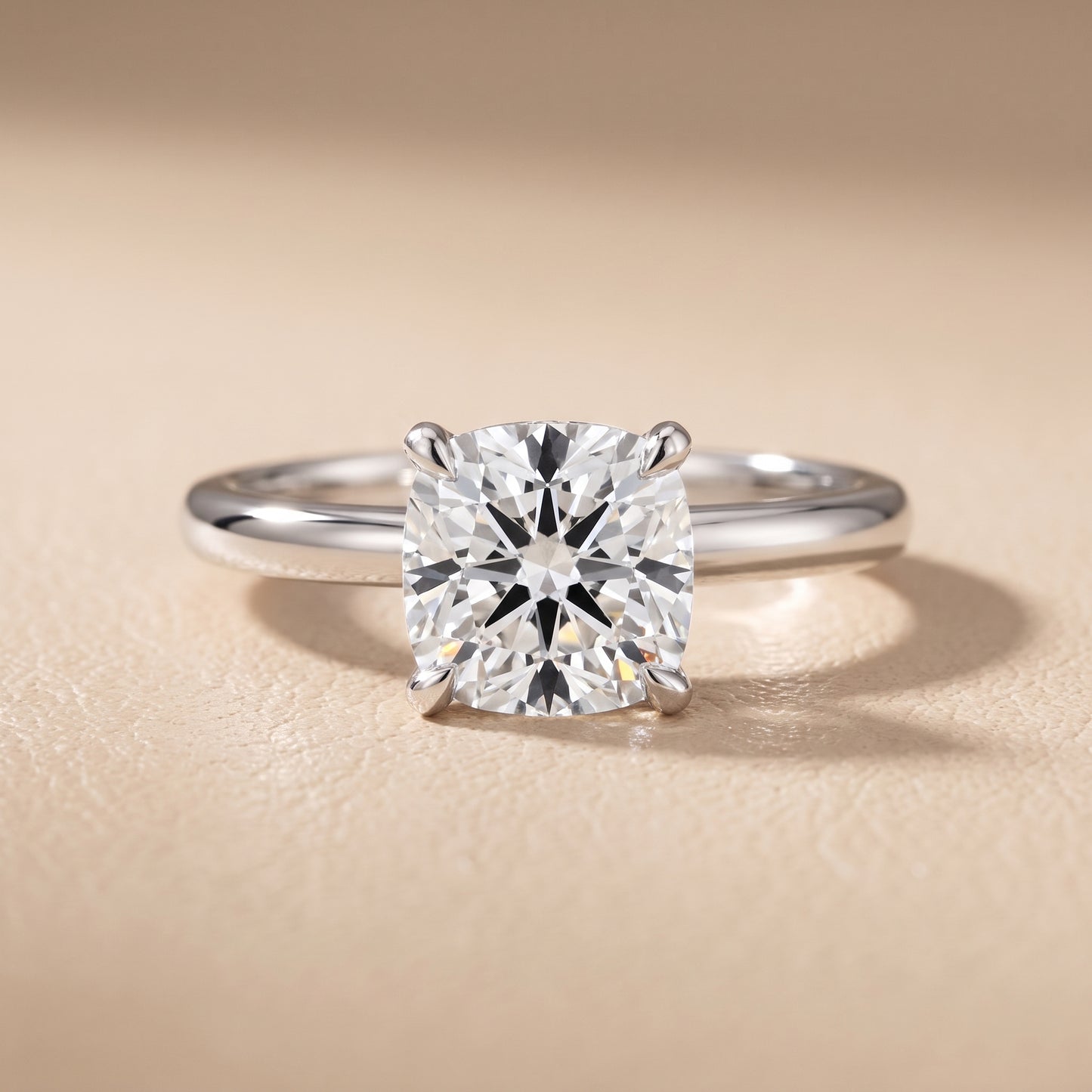 Wren Solitaire Cushion Diamond Ring in Platinum - front.jpg
