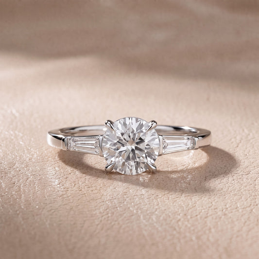 Winnie Three-Stone Round Diamond Engagement Ring in White Gold - front.jpg