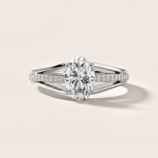 Lucinda Split Shank Oval Diamond Engagement Ring in Platinum [studio-20261024]