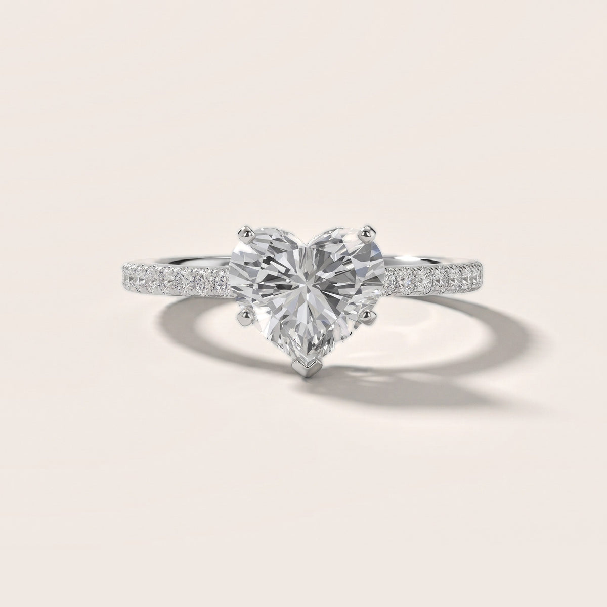 Ailsa Micropavé Heart Diamond Engagement Ring in Platinum - front.jpg