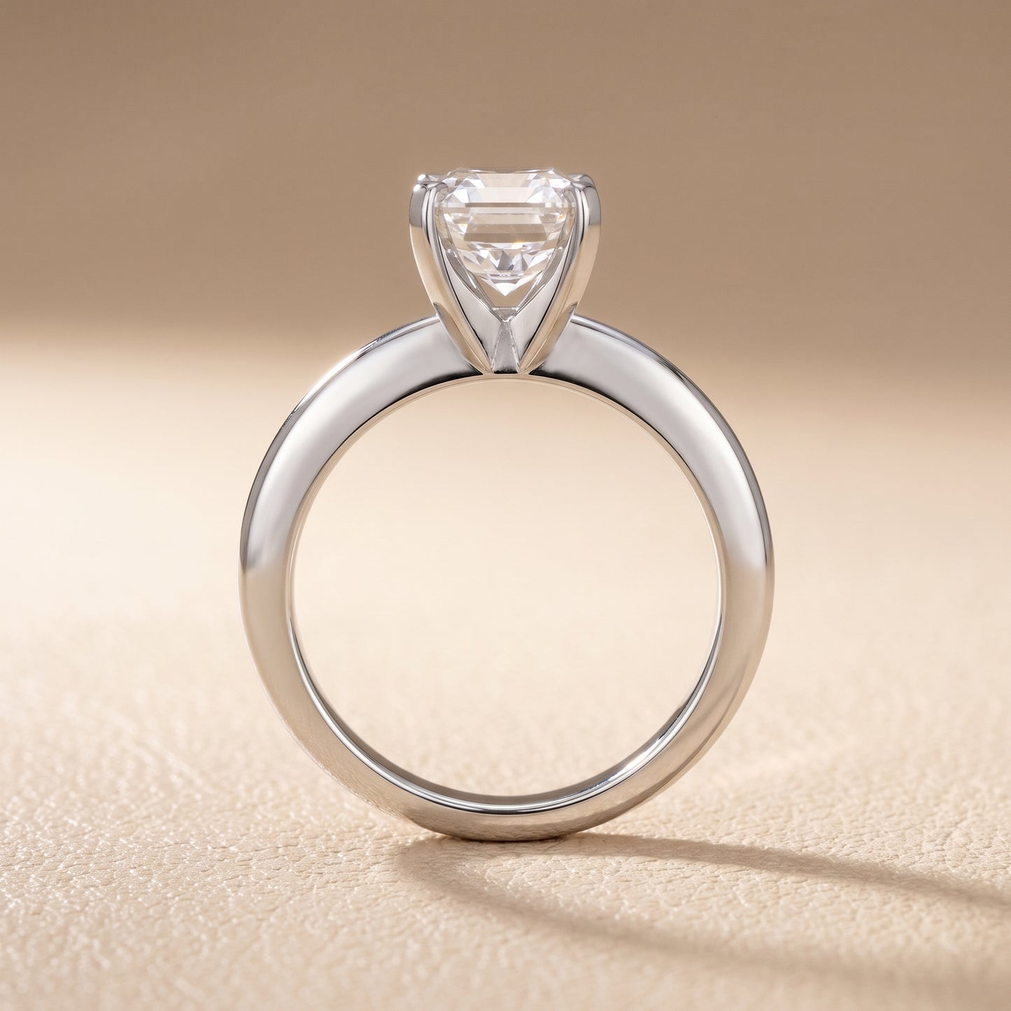 Amira Six-Prong Solitaire Asscher Diamond Engagement Ring in White Gold - front.jpg