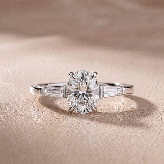 Winnie Three-Stone Oval Diamond Engagement Ring in Platinum - front.jpg
