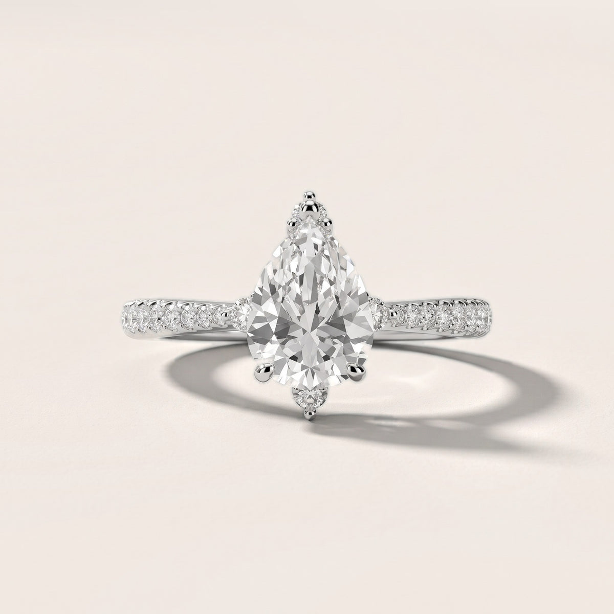 Jocelyn Crown Pavé Pear Diamond Engagement Ring in Platinum - front.jpg