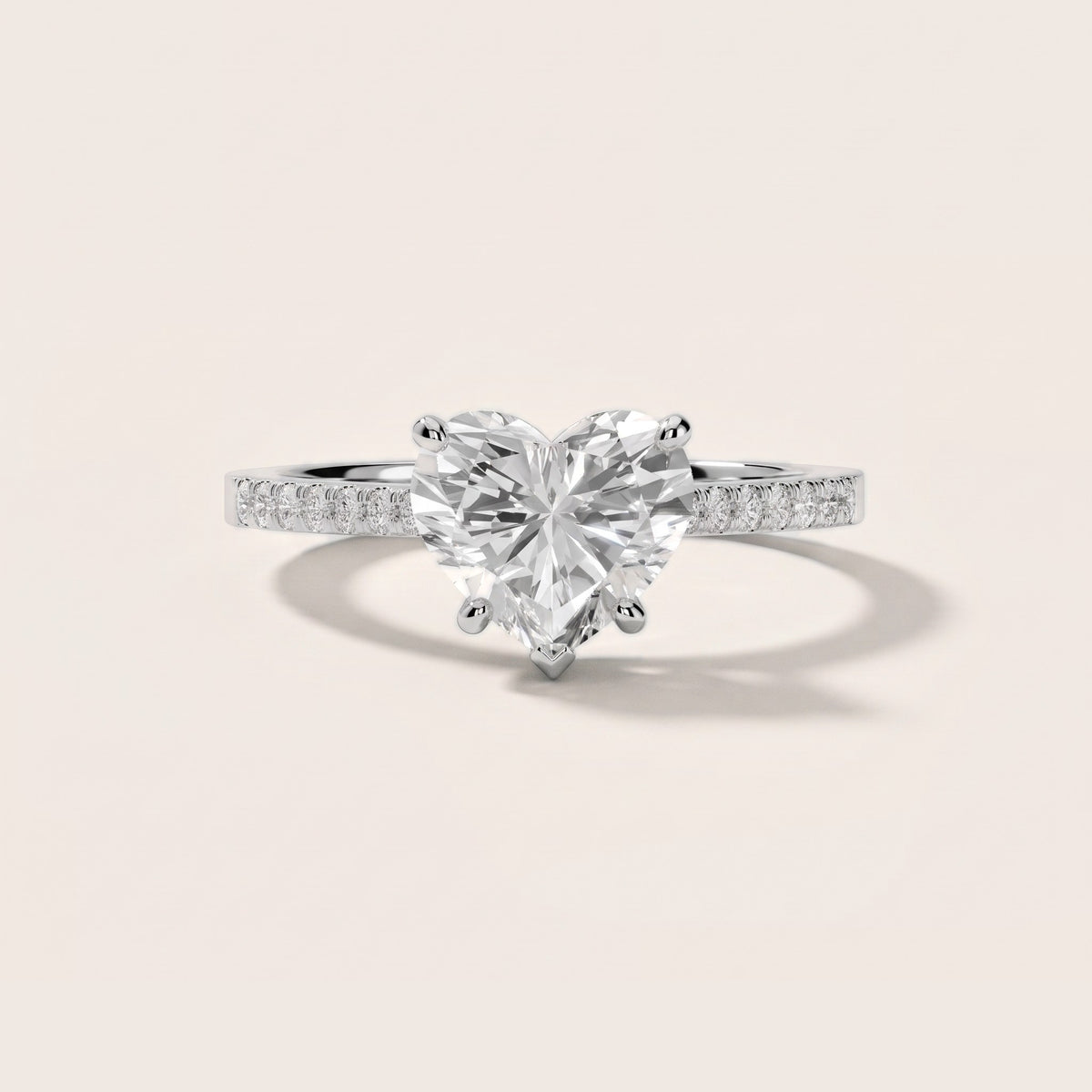 Meg Pavé Heart Diamond Engagement Ring in White Gold - front.jpg