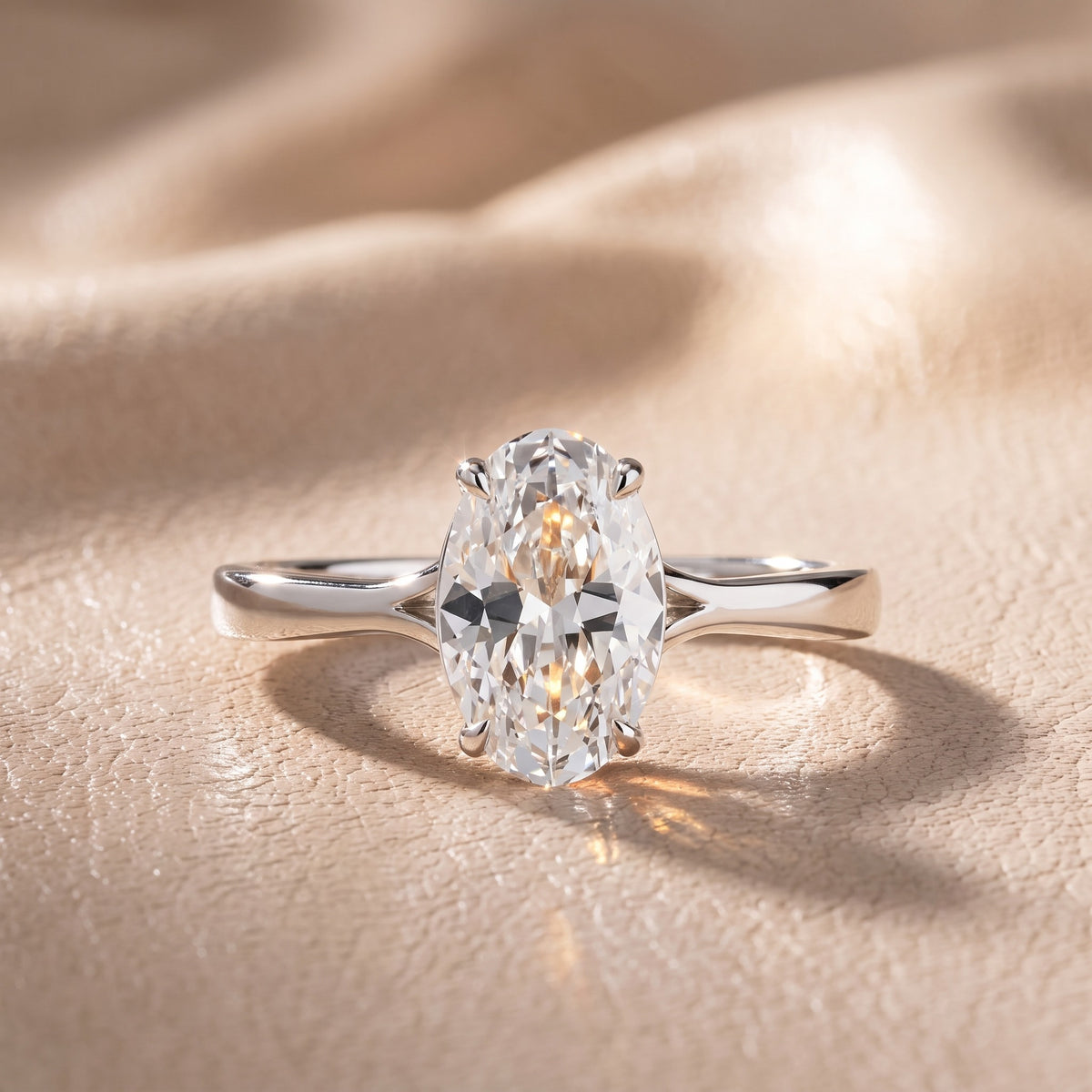 Evangeline Trellis Solitaire Oval Diamond Engagement Ring in Platinum - front.jpg