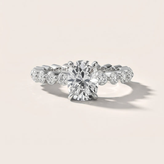 Piper Sidestone Cushion Diamond Engagement Ring in Platinum [studio-20261024]