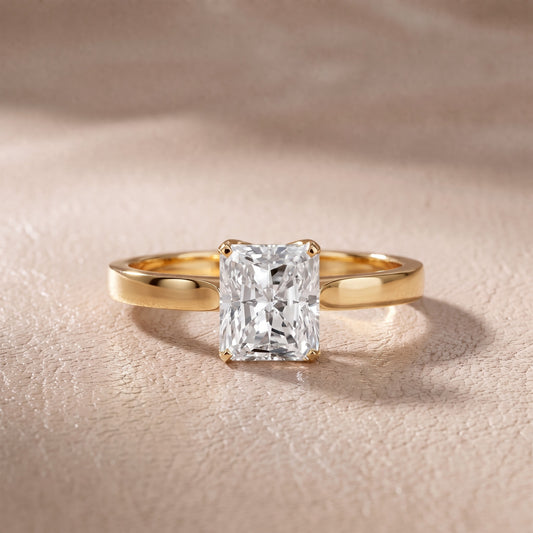 Isabella Bloom Solitaire Radiant Diamond Engagement Ring in Yellow Gold - front.jpg
