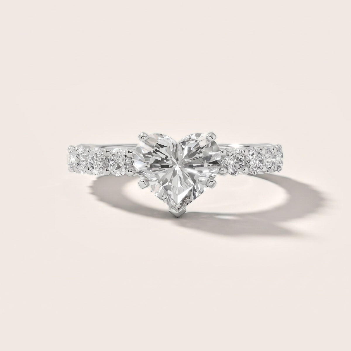 Heloise Statement Pavé Heart Diamond Engagement Ring in White Gold - front.jpg