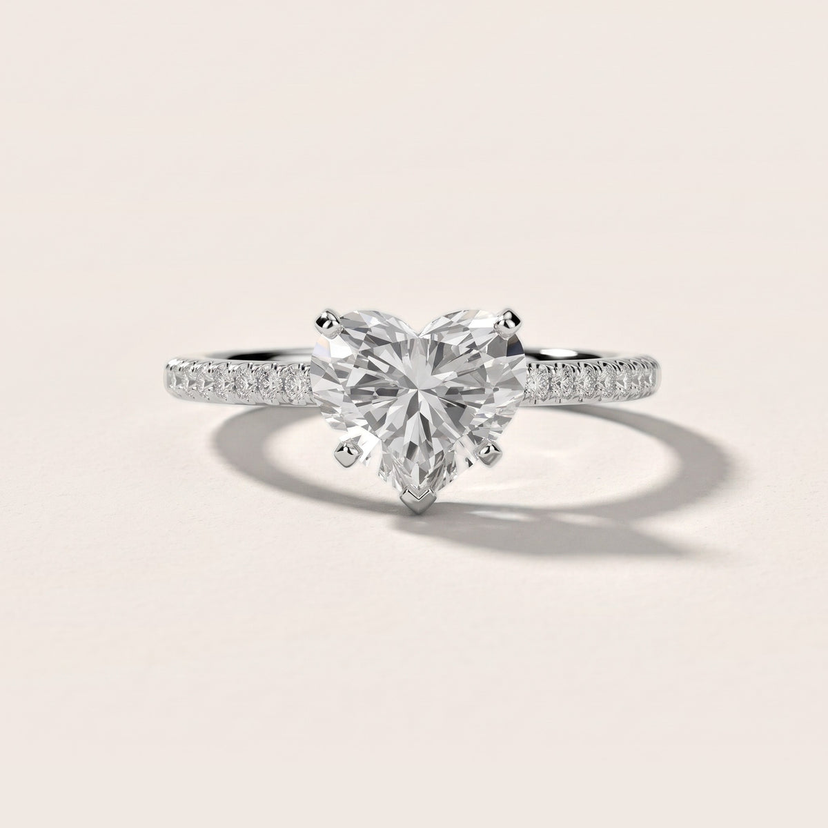 Ariel French Pavé Heart Diamond Engagement Ring in Platinum - front.jpg