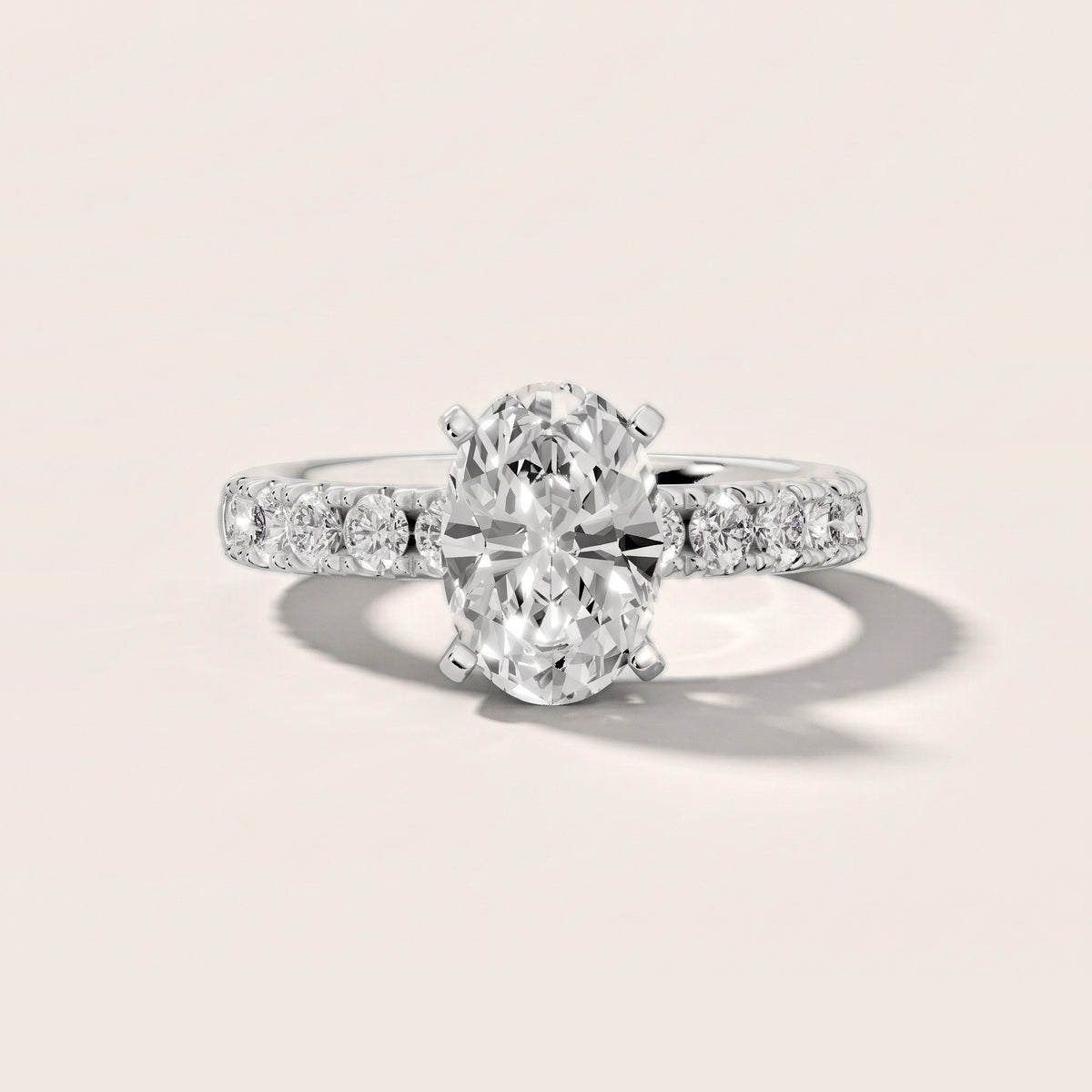Alix Statement Pavé Oval Diamond Engagement Ring in Silver - front.jpg