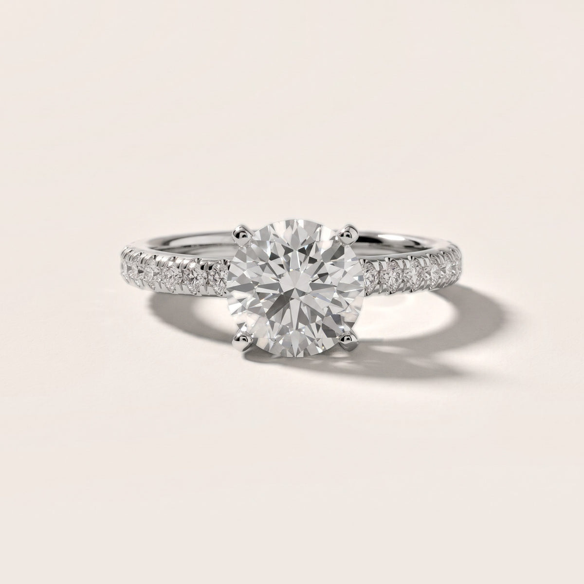 Raquel Scalloped Pavé Round Diamond Engagement Ring in Platinum - front.jpg