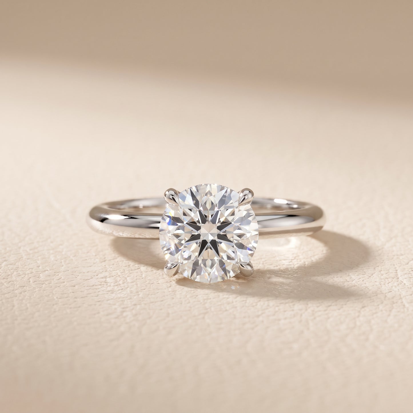 Amaya Hidden Halo Round Diamond Ring in White Gold - front.jpg