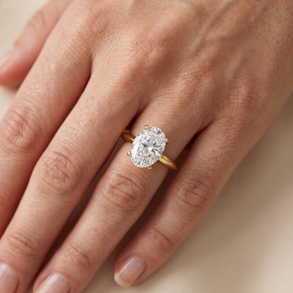 Verity Solitaire Knife Edge Oval Diamond Engagement Ring in White Gold - lifestyle.jpg