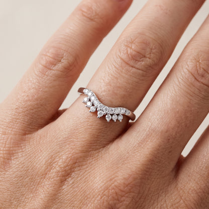 Sabina Curved Round Diamond Anniversary Ring in White Gold - lifestyle.jpg