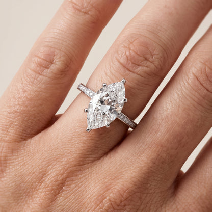 Naia Hidden Halo Marquise Diamond Ring in Platinum - lifestyle.jpg
