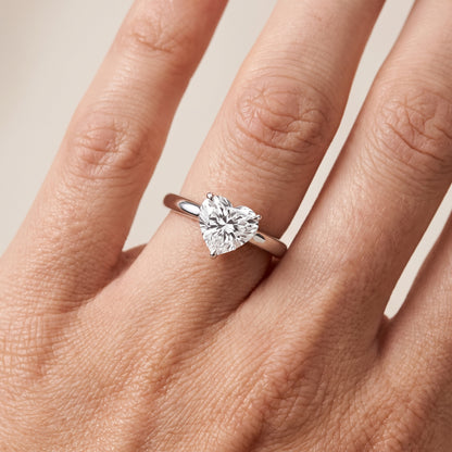 Sadie Cathedral Solitaire Heart Diamond Ring in Platinum - lifestyle.jpg