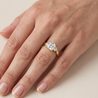 Rena Bypass Three-Stone Cushion Diamond Engagement Ring in White Gold - lifestyle.jpg