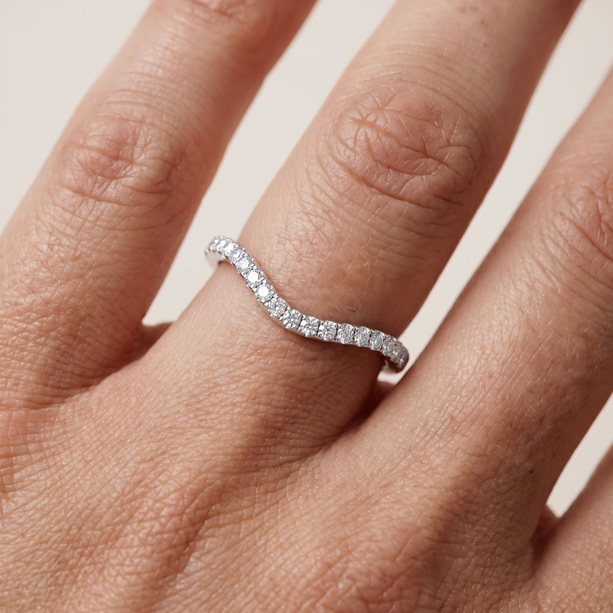 Audrey Curved Round Diamond Stackable Ring in White Gold - lifestyle.jpg