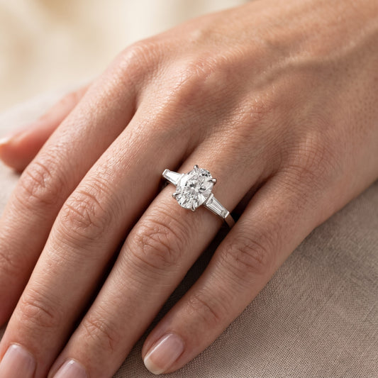 Winnie Three-Stone Oval Diamond Engagement Ring in Platinum - lifestyle.jpg