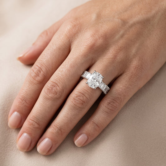 Mallory Shared Prong Cushion Diamond Engagement Ring in Platinum - lifestyle.jpg
