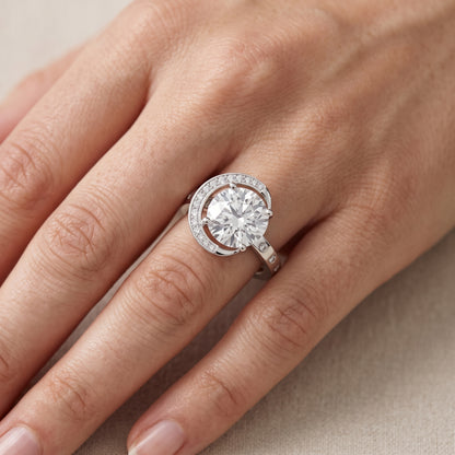 Aurelia Moon Halo Round Diamond Engagement Ring in Platinum - lifestyle.jpg