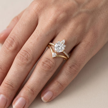 Angelina Split Shank Cluster Cushion Diamond Engagement Ring in Platinum - lifestyle.jpg
