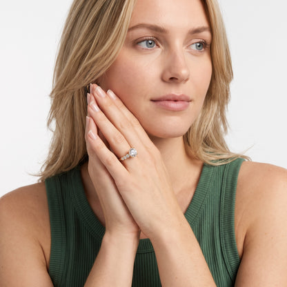 Augusta Graduated Pavé Round Diamond Engagement Ring in Yellow Gold - model.jpg