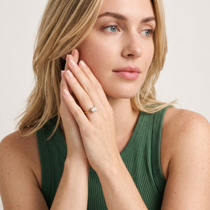 Giulia Solitaire Round Diamond Engagement Ring in Yellow Gold - model.jpg