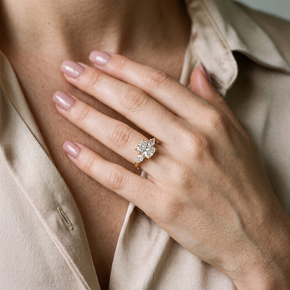 Stella Three-Stone Radiant Diamond Engagement Ring in Yellow Gold - model.jpg