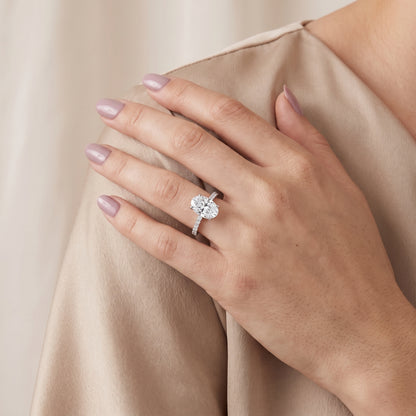 Ione Solitaire Pavé Oval Diamond Engagement Ring in White Gold - model.jpg