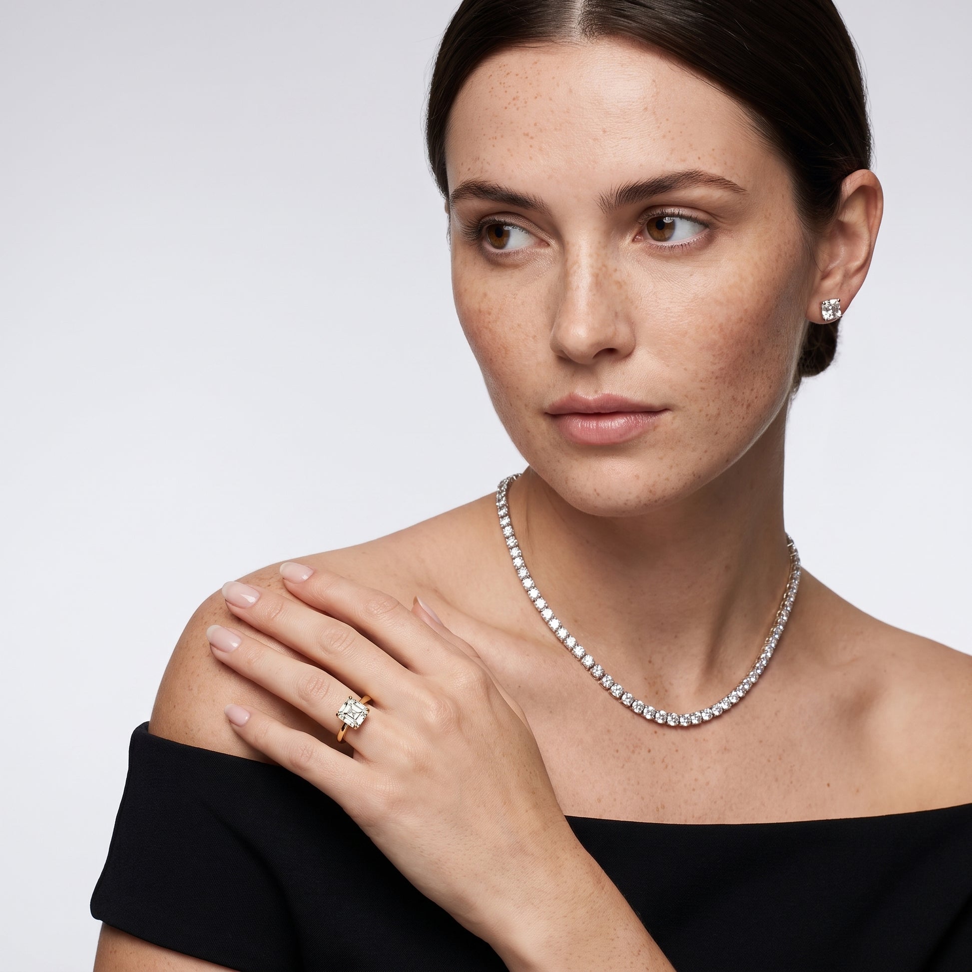 Kaia Solitaire Asscher Diamond Ring in Yellow Gold - model.jpg