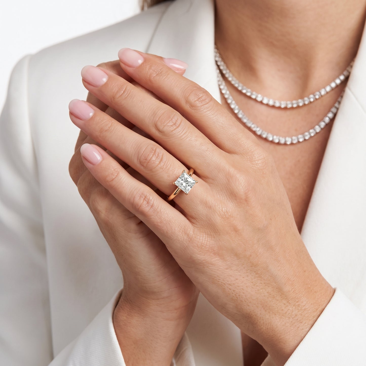 Wren Solitaire Princess Diamond Ring in Yellow Gold - model.jpg