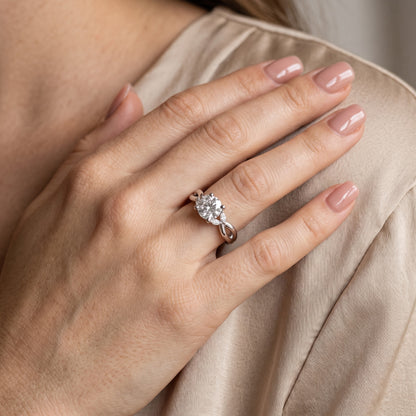 Luna Glow Twisted Round Diamond Engagement Ring in White Gold - model.jpg