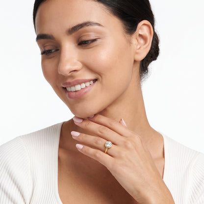 Alina Bezel Solitaire Round Diamond Ring in Yellow Gold - model.jpg