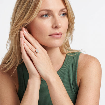 Gia Hidden Halo Pavé Oval Diamond Ring in Yellow Gold - model.jpg