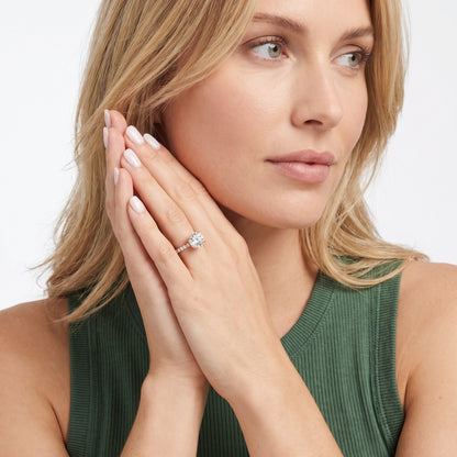 Gia Hidden Halo Pavé Round Diamond Ring in Rose Gold - model.jpg