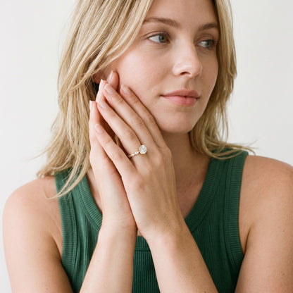 April Marquise-Side Round Diamond Engagement Ring in Rose Gold - model.jpg