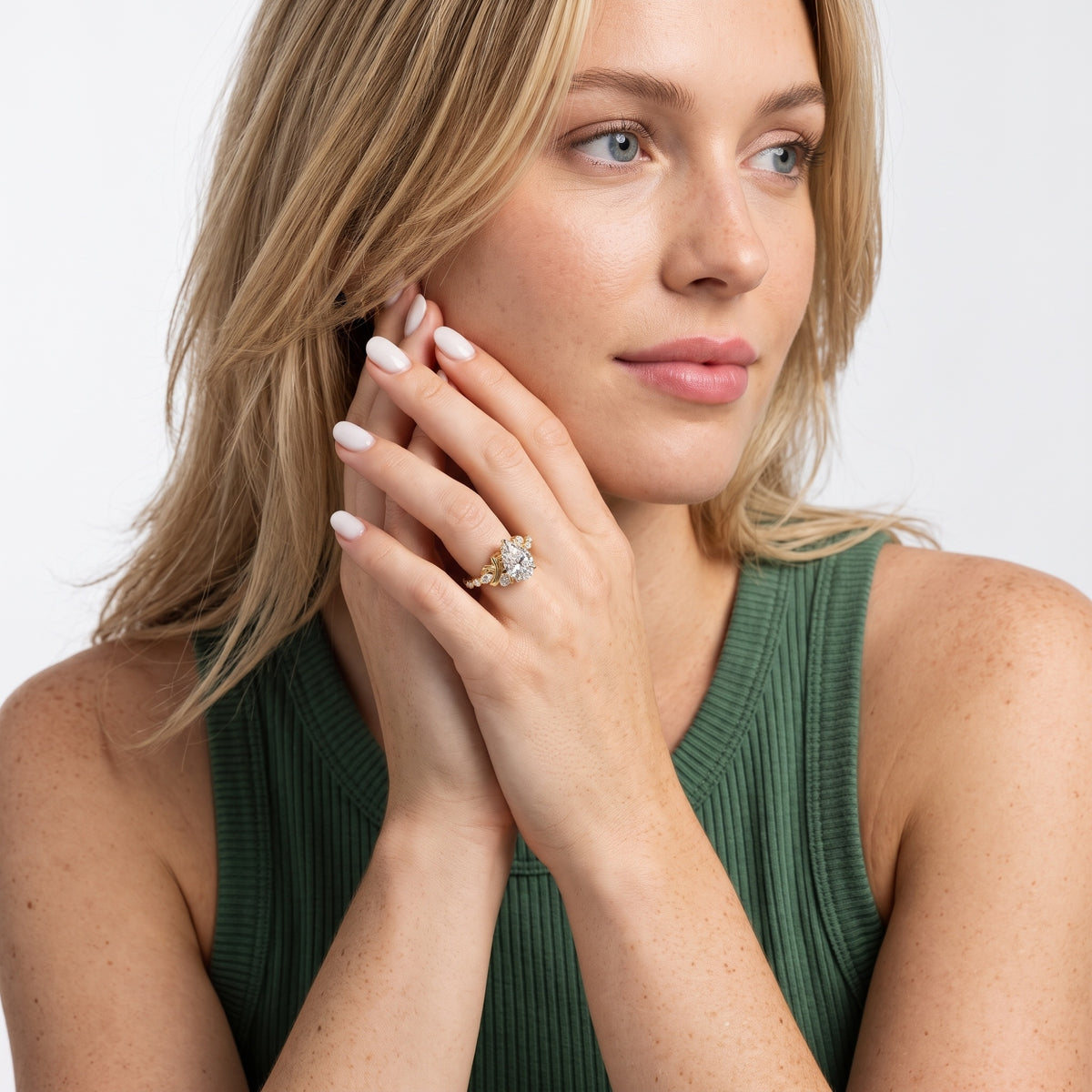Lanai Marquise-Side Pear Diamond Engagement Ring in White Gold - model.jpg