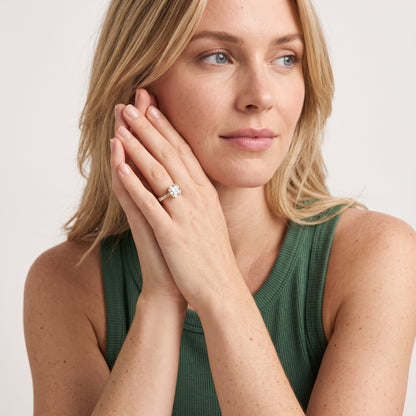 Ojai East-West Baguette Asscher Diamond Engagement Ring in Yellow Gold - model.jpg