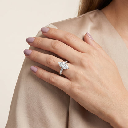 Maren Sidestone Channel Set Marquise Diamond Engagement Ring in Platinum - model.jpg