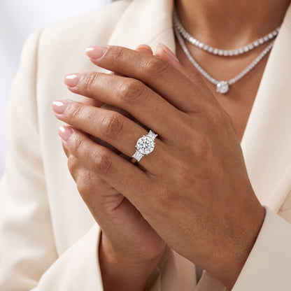 Sienna Three-Stone Round Diamond Ring in Silver - model.jpg