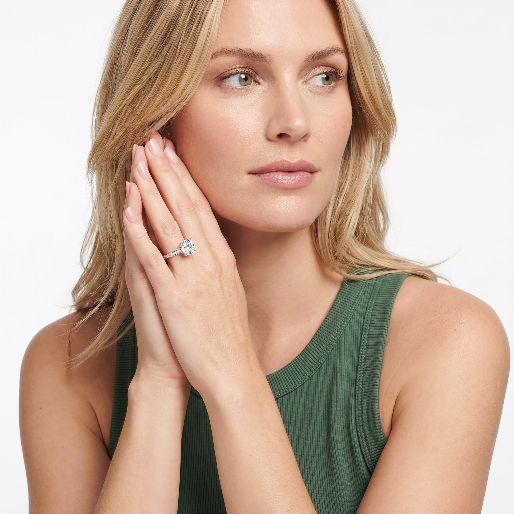 Maren Sidestone Channel Set Round Diamond Engagement Ring in Platinum - model.jpg