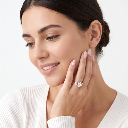 Lila Three-Stone Oval Diamond Ring in Rose Gold - model.jpg