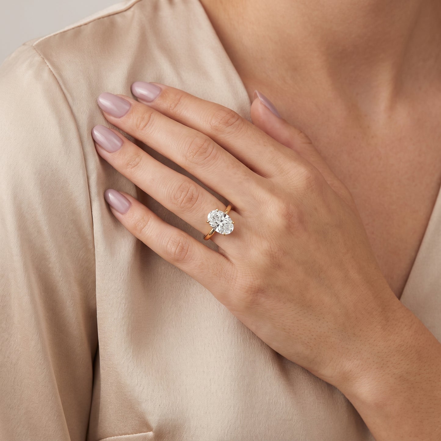 Mena Hidden Halo Oval Diamond Engagement Ring in Yellow Gold - model.jpg