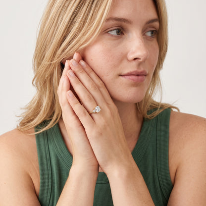 Rena Bypass Three-Stone Cushion Diamond Engagement Ring in Silver - model.jpg
