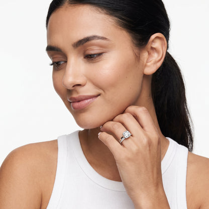 Ayla Bezel Bypass Cushion Diamond Ring in White Gold - model.jpg
