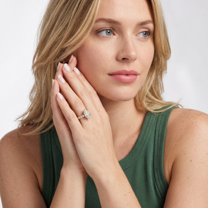 Alix Statement Pavé Marquise Diamond Engagement Ring in Rose Gold - model.jpg