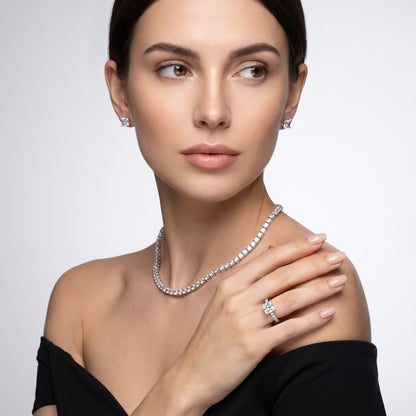 Gia Hidden Halo Pavé Princess Diamond Ring in White Gold - model.jpg
