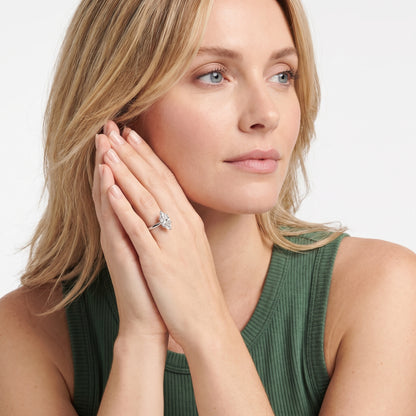 Mena Hidden Halo Marquise Diamond Engagement Ring in Platinum - model.jpg