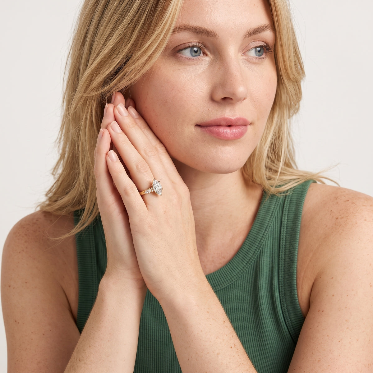 Tahoe Marquise-Side Pavé Marquise Diamond Engagement Ring in Yellow Gold - model.jpg